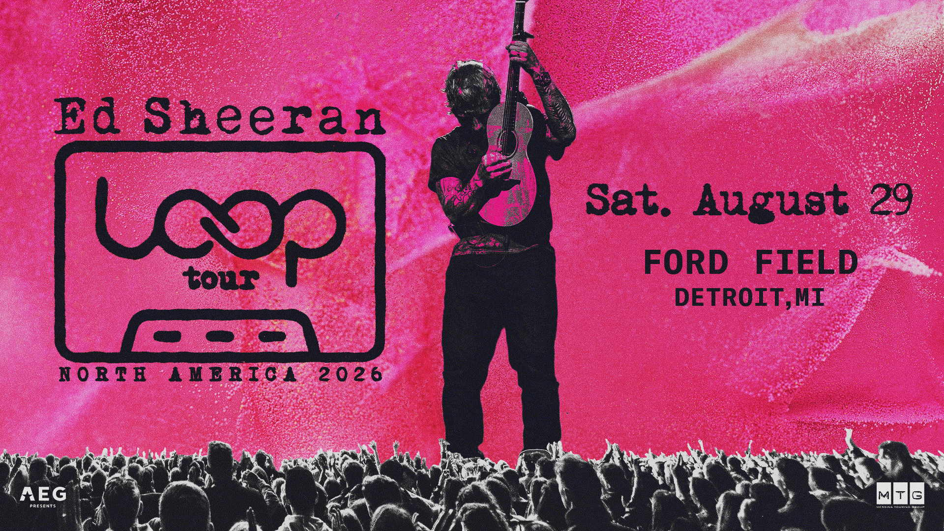 ED SHEERAN - LOOP TOUR | Ford Field