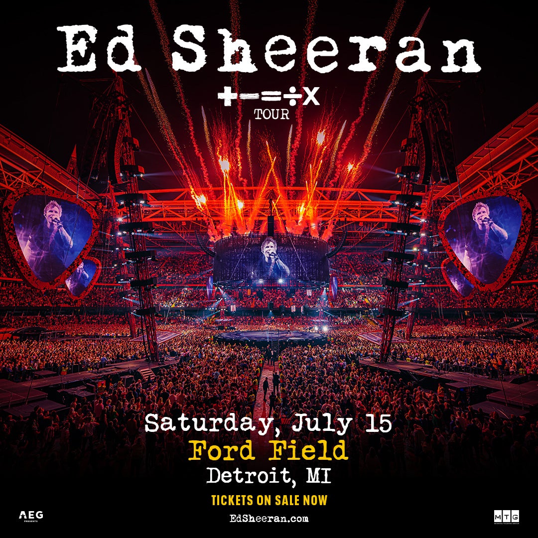 More Info for Ed Sheeran “+ - = ÷ x TOUR”