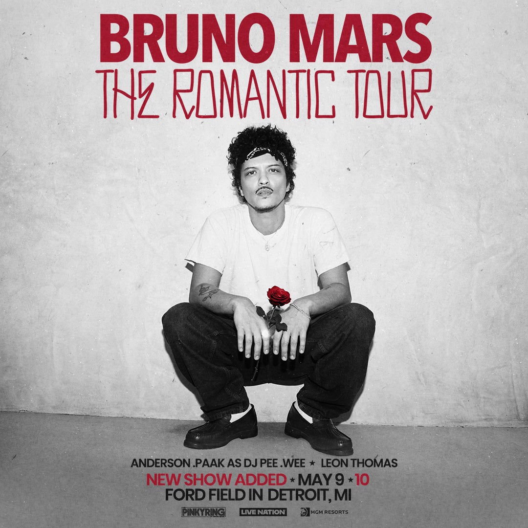 More Info for Bruno Mars: The Romantic Tour