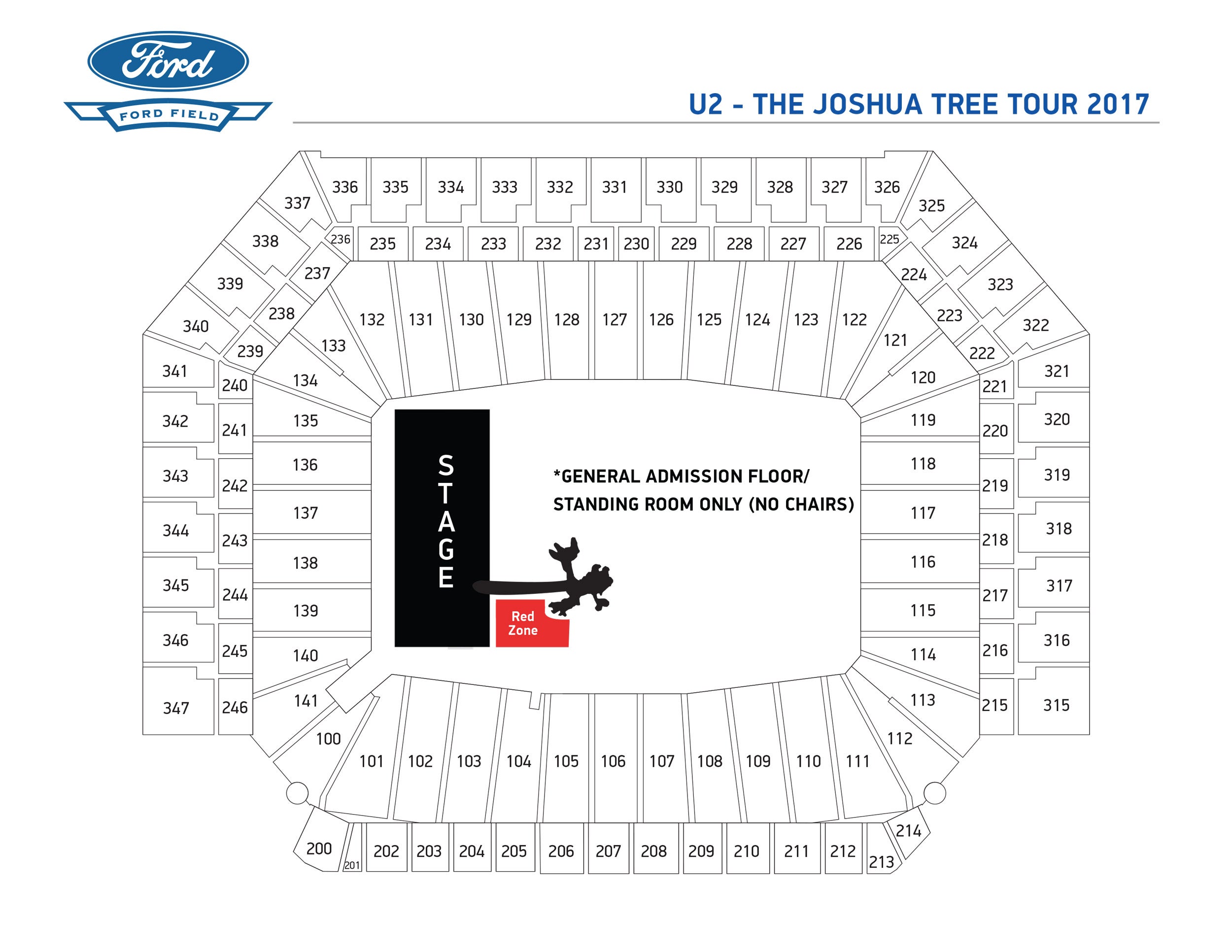 ticketmaster ford field seating chart brokeasshome com ed sheeran st louis seating chart