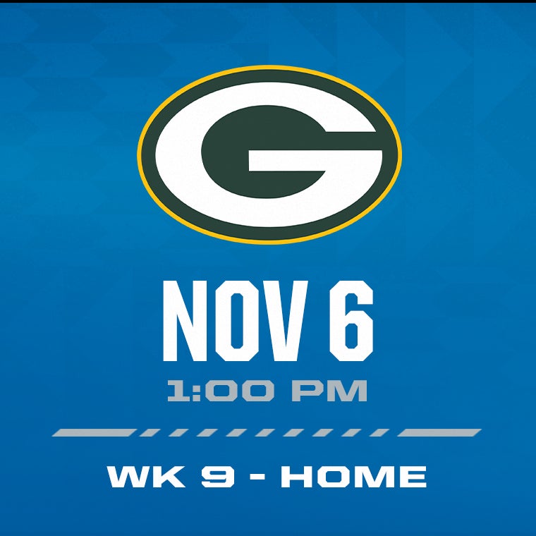 More Info for PACKERS VS LIONS