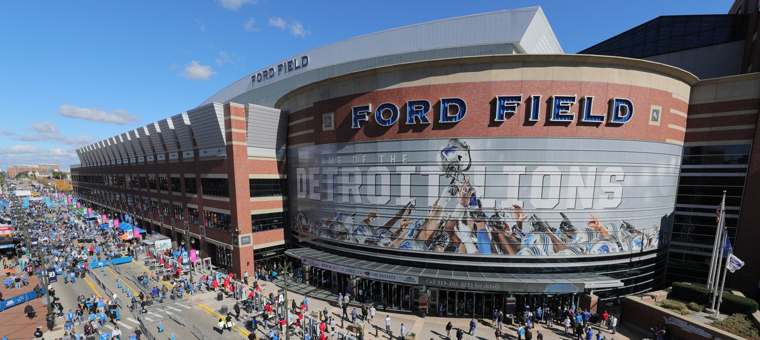 Ford Field, Detroit Lions football stadium - Stadiums of Pro Football