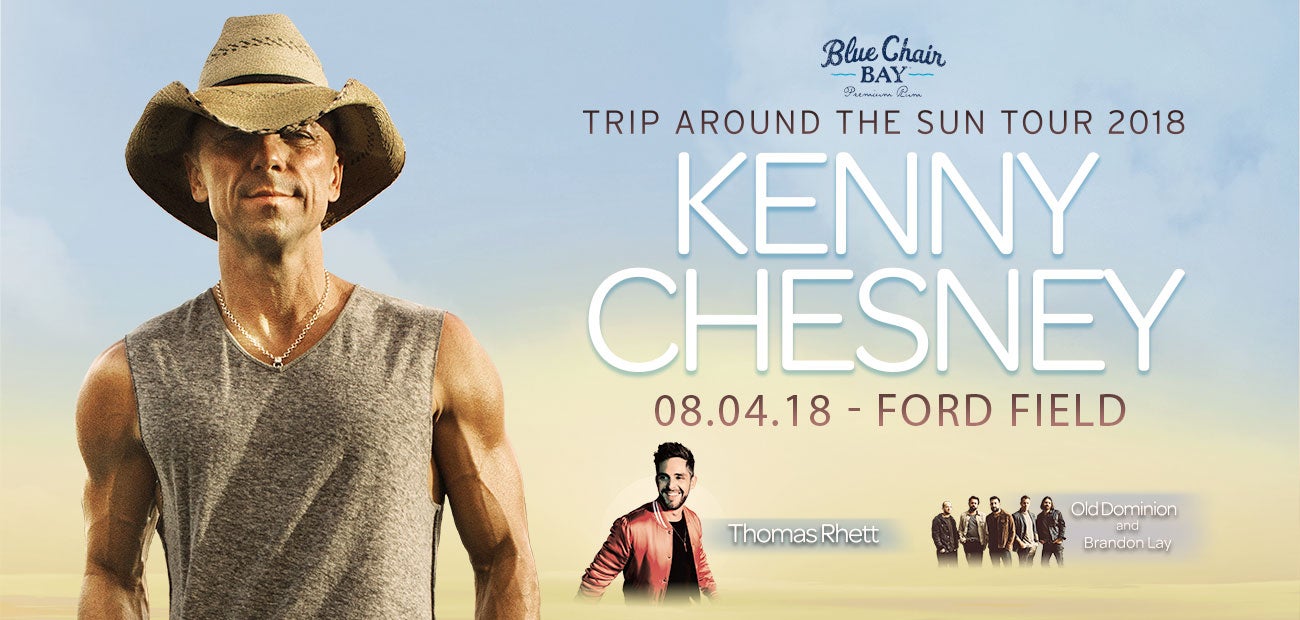 Kenny chesney, Ford field, Concert