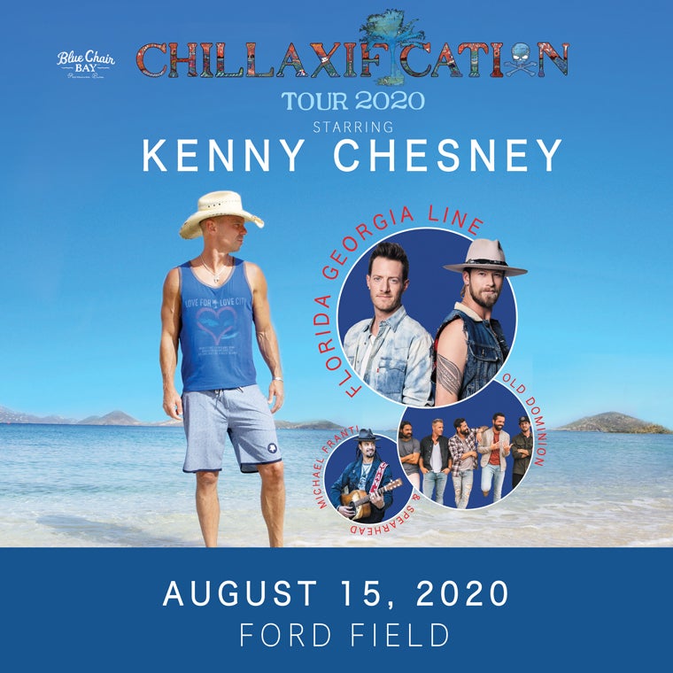 Ford Field Kenny Chesney Seating Chart