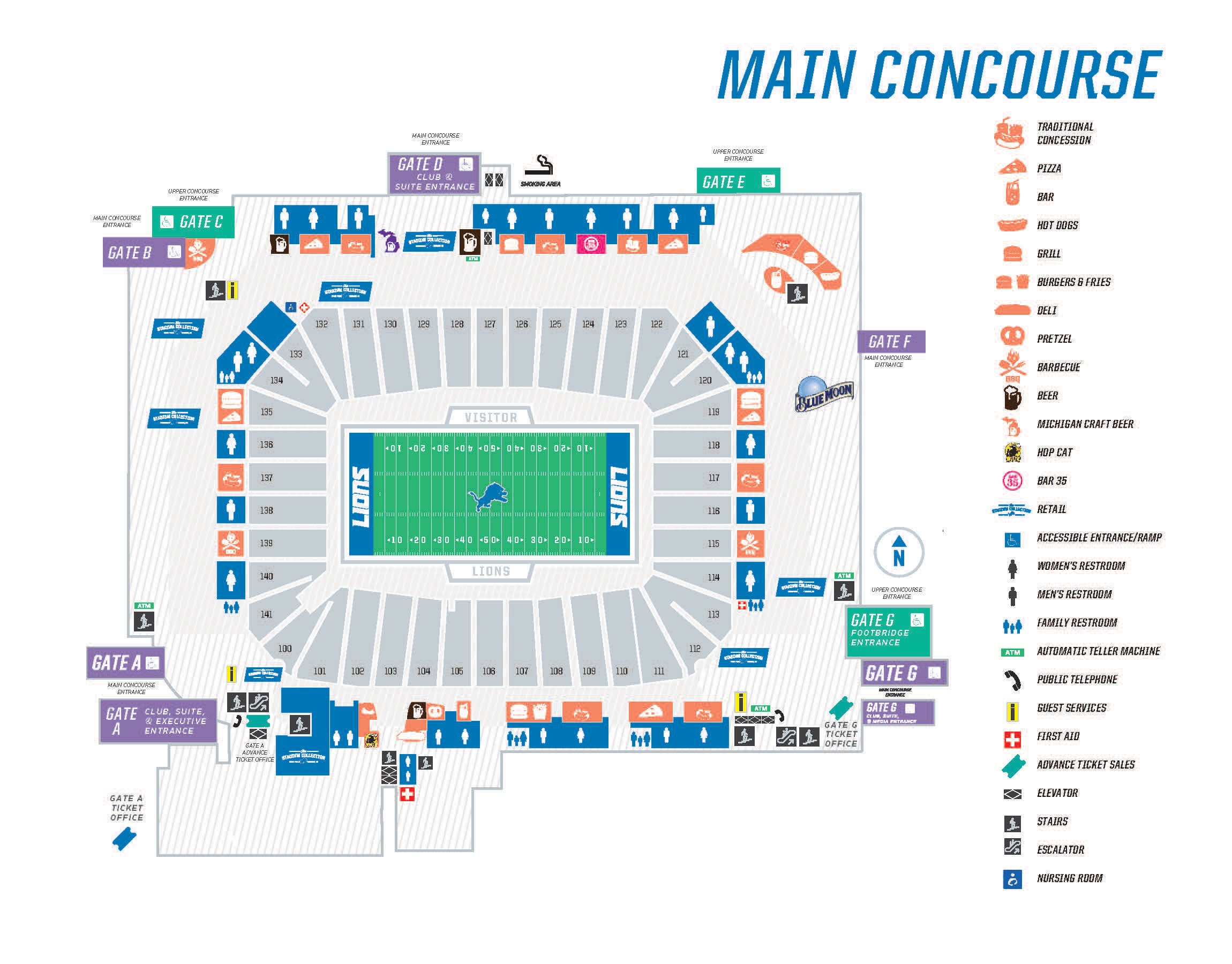 Ford Field Seating Chart Concert