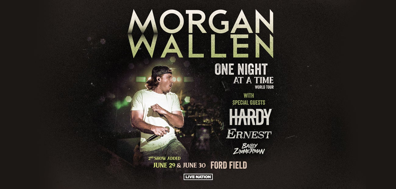 Wallen One Night at a Time World Tour Ford Field